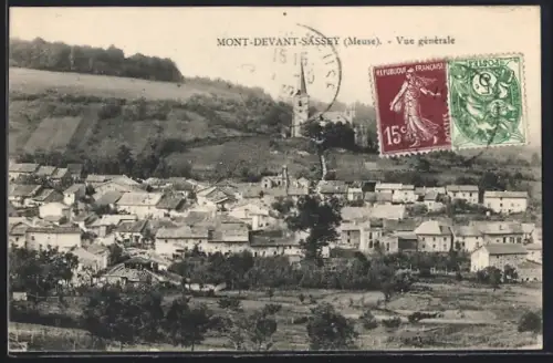 AK Mont-devant-Sassey, Vue generale