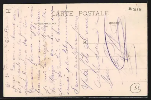 AK Mussey /Meuse, L`Ecluse et la Maison Murel