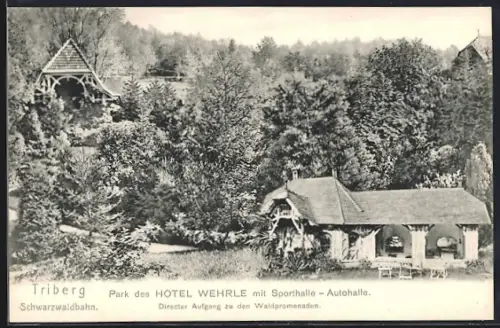 AK Triberg, Hotel-Pension Wehrle