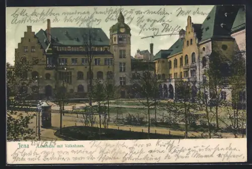 AK Jena, Lesehalle mit Volkshaus