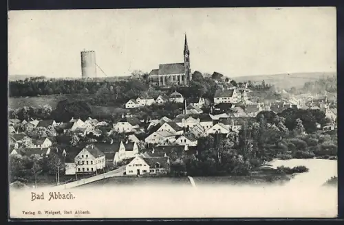 AK Bad Abbach, Ortsansicht aus der Vogelschau