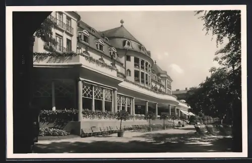 AK Bad Kreuznach, Kurhaus u. Palasthotel