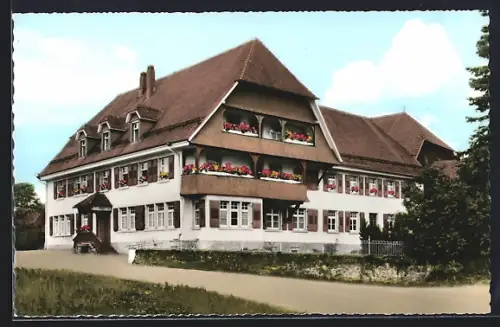 AK Birkendorf /Schwarzwald, Gasthof-Pension zur Post F. Fechtig