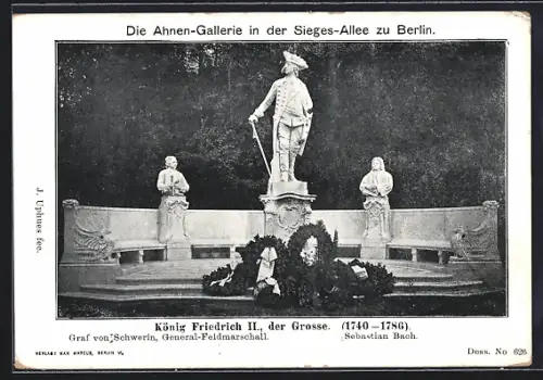 AK Berlin-Tiergarten, Sieges-Allee, Ahnen-Galerie, König Friedrich II. der Grosse
