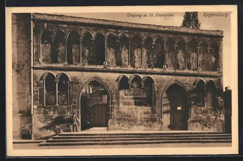AK Regensburg, Eingang zu St. Emmeran