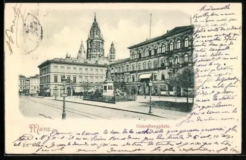 AK Mainz, Partie am Gutenbergplatz