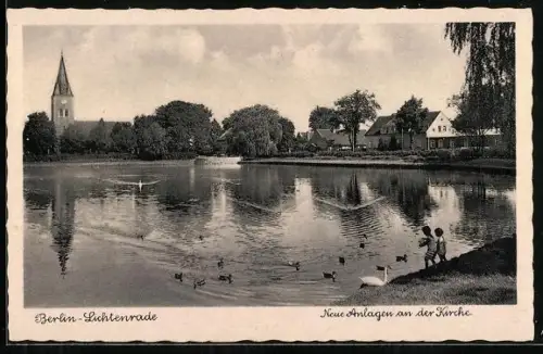 AK Berlin-Lichtenrade, Anlagen an der Kirche