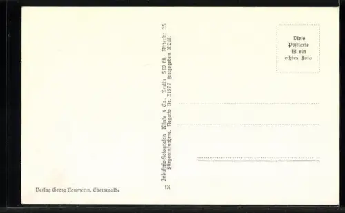 AK Werbellin, Fliegeransicht mit Werbellinsee