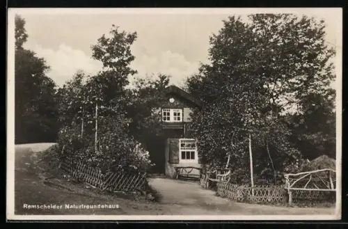 AK Remscheid, Blick auf das Naturfreundehaus