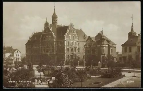AK Wanna, Partie mit Amtshaus