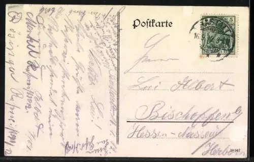 AK Rastatt, Bahnhof mit Anlagen