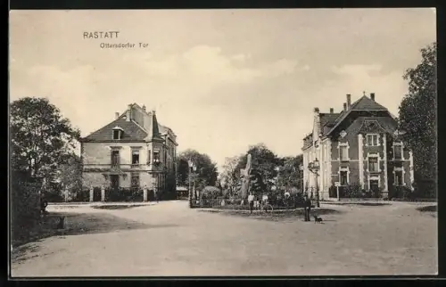 AK Rastatt, Partie am Ottersdorfer Tor