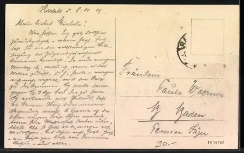 AK Rastatt, Partie am Ottersdorfer Tor