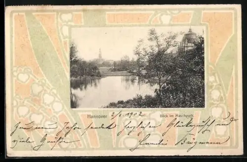 AK Hannover, Blick im Maschpark