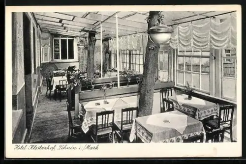AK Lehnin / Mark, Hotel Klosterhof, Gastraum