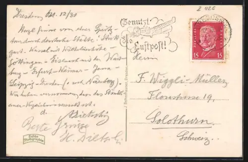 AK Dresden, Zwingerpavillon