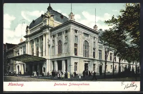 AK Hamburg-St.Georg, Deutsches Schauspielhaus