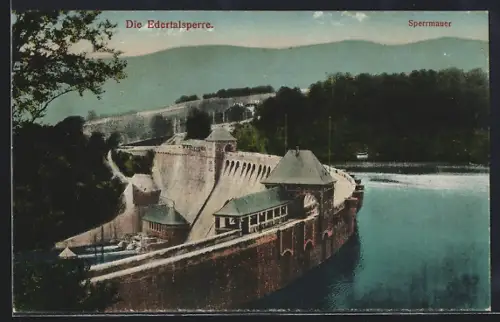 AK Edertal, Edertalsperre, Sperrmauer