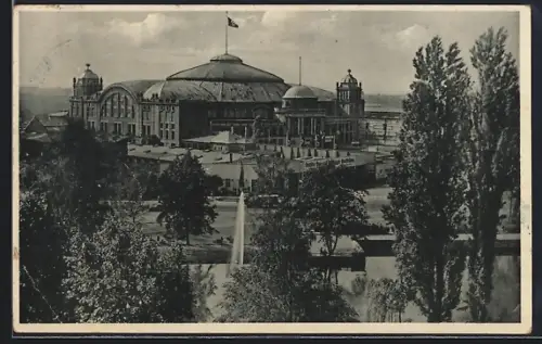 AK Frankfurt-Westend, Festhalle mit 
