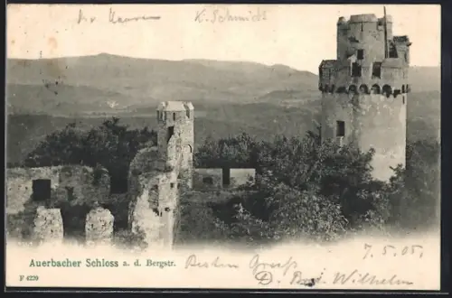 AK Auerbach a. d. Bergstr., Auerbacher Schloss