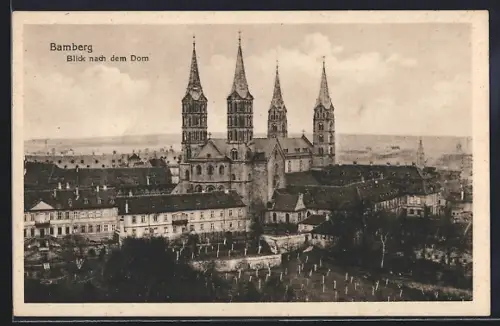 AK Bamberg, Blick nach dem Dom