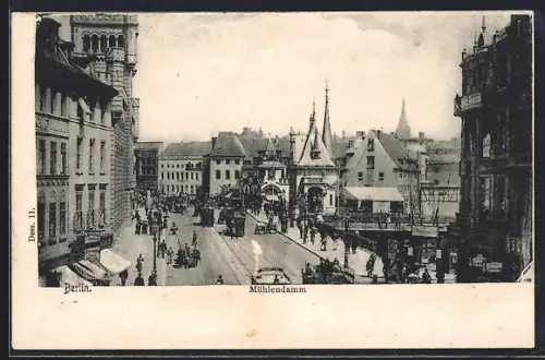 AK Berlin, Szene am Mühlendamm