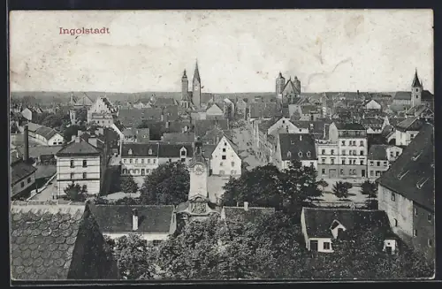 AK Ingolstadt, Stadtansicht von oben