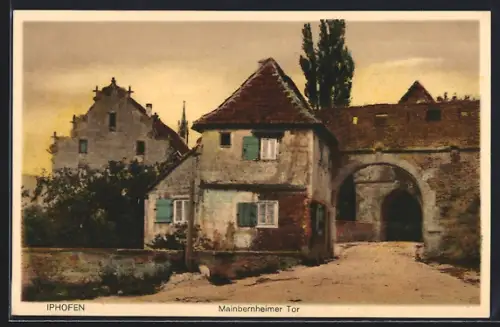 AK Iphofen, am Mainbernheimer Tor