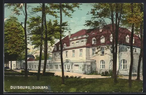 AK Duisburg, Blick auf Soolbad