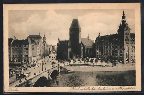 AK Berlin, Märkisches Museum und Waisen Brücke