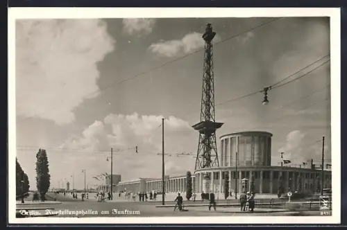 AK Berlin-Charlottenburg, Ausstellungshallen am Funkturm