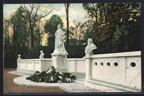 AK Berlin-Tiergarten, Denkmal Kaiserin Friedrich