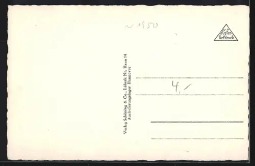 AK Hannover, Gesamtansicht vom Rathaus