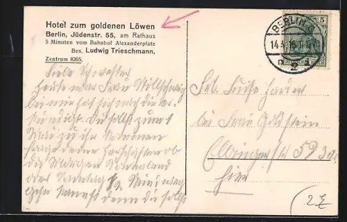 AK Berlin, Nationaldenkmal für Kaiser Wilhelm I.