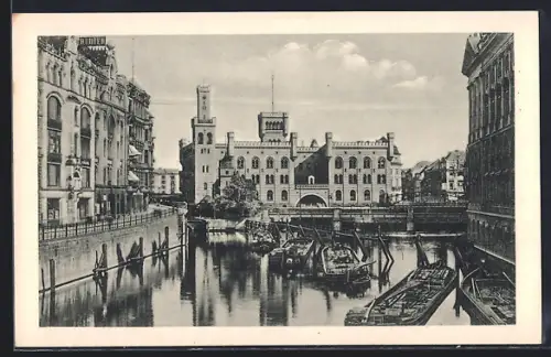 AK Berlin, Bootspartie am Mühlendamm