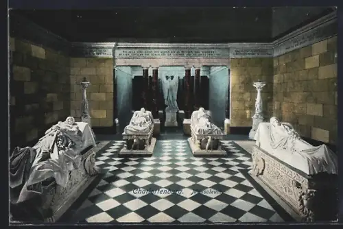 AK Berlin-Charlottenburg, Innenansicht von Mausoleum