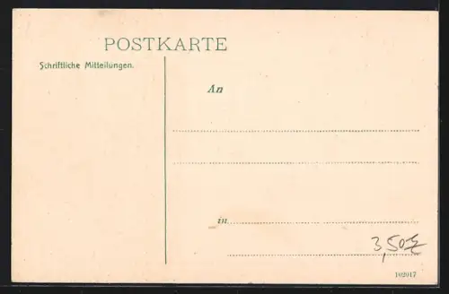 AK Berlin-Lindwerder i. d. Havel, Blick auf die Insel mit Ruderboot