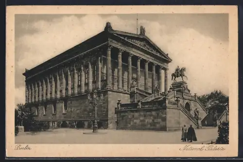 AK Berlin, Gesamtansicht der Nationalgalerie