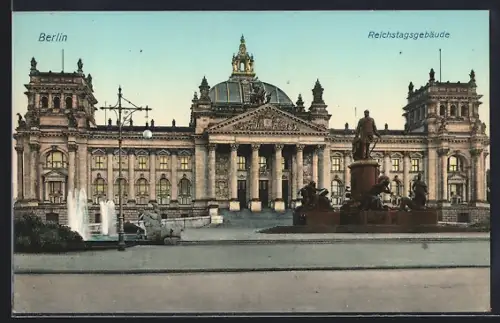 AK Berlin-Tiergarten, Reichstagsgebäude