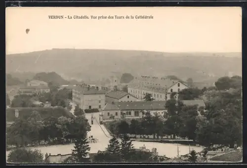 AK Verdun, La Citadelle, Vue prise des Tours de la Cathedrale