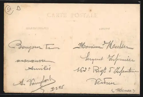 AK Rupt-en-Woevre, Vue d`ensemble du Quartier Nord, sur la Trouée d`Amblonville