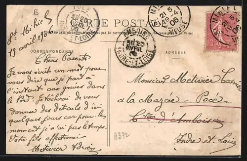 AK Les Paroches /Saint-Mihiel, L`Eglise