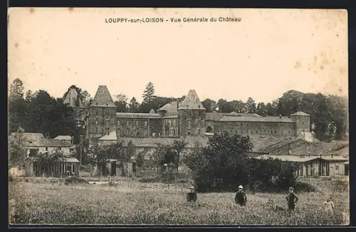 AK Louppy-sur-Loison, Vue Generale du Chateau