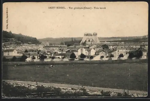AK St-Mihiel, Vue Generale (Ouest), Voie ferrée