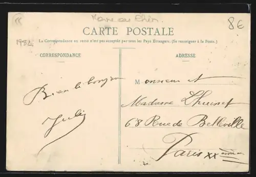 AK Mussey /Meuse, Le Canal, Le Port