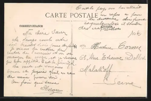 AK Pont-sur-Meuse, L`Entrée