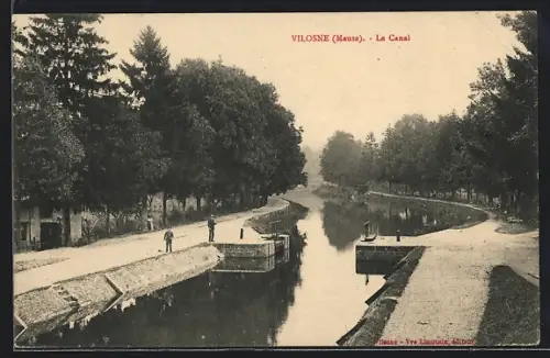 AK Vilosne /Meuse, Le Canal