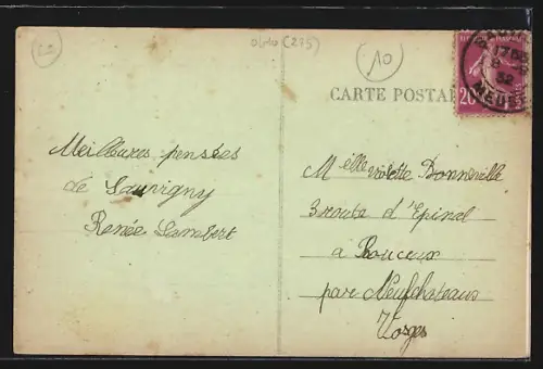 AK Sauvigny /Meuse, Le Pont