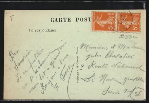 AK Sommedieue, Rue Neuve Ville 1915