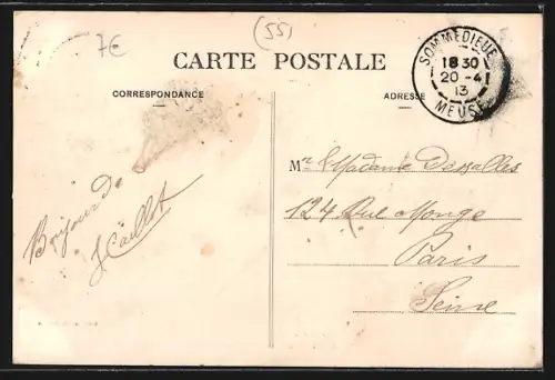 AK Sommedieue, Vue generale